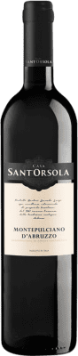 9,95 € Бесплатная доставка | Красное вино Sant'Orsola D.O.C. Montepulciano d'Abruzzo Тоскана Италия Montepulciano бутылка 75 cl