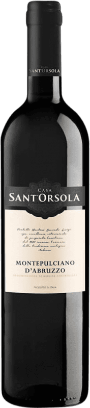 7,95 € 免费送货 | 红葡萄酒 Sant'Orsola D.O.C. Montepulciano d'Abruzzo 托斯卡纳 意大利 Montepulciano — 蒙特普尔恰诺 75 cl