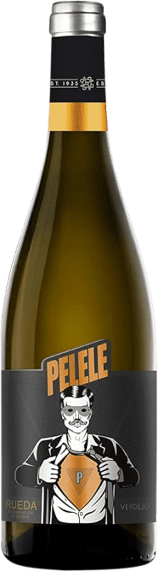 6,95 € Envío gratis | Vino blanco Cuatro Rayas Pelele Blanco D.O. Rueda Castilla y León España Verdejo Botella 75 cl