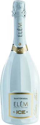 9,95 € Kostenloser Versand | Weißer Sekt Sant'Orsola Elèm Ice Halbtrocken Halbsüß Piemont Italien Glera Flasche 75 cl