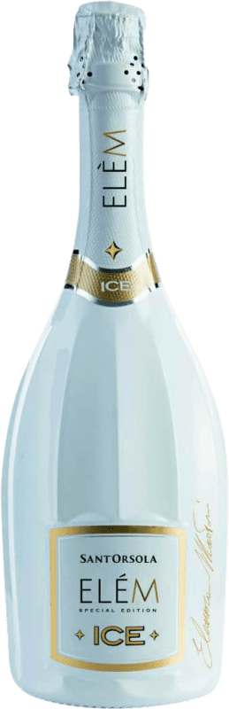 16,95 € Envío gratis | Espumoso Blanco Sant'Orsola Elèm Ice Semiseco Piemonte Italia Glera Botella 75 cl