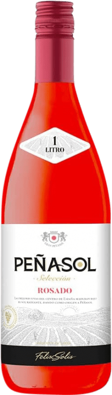 6,95 € Kostenloser Versand | Rosé-Wein Peñasol Rosado Spanien Tempranillo Flasche 1 L