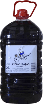 22,95 € Бесплатная доставка | Красное вино Viñas Bajas Испания Графин 5 L