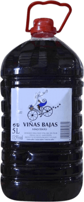 22,95 € Бесплатная доставка | Красное вино Viñas Bajas Испания Канистра 5 L