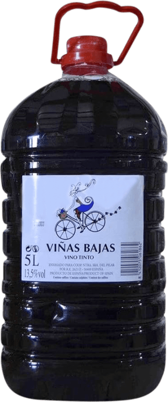 22,95 € Бесплатная доставка | Красное вино Viñas Bajas Испания Графин 5 L