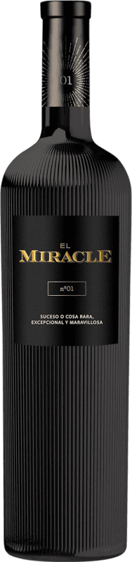 10,95 € Бесплатная доставка | Красное вино Vicente Gandía El Miracle Nº 1 Bobal Cabernet Sauvignon D.O. Valencia Сообщество Валенсии Испания Cabernet Sauvignon — Каберне Совиньон, Bobal — Бобаль Бутылка 75 cl