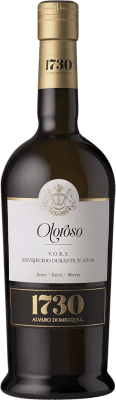 65,95 € Kostenloser Versand | Verstärkter Wein Domecq 1730 Oloroso VORS Andalusien Spanien Palomino Fino Flasche 75 cl