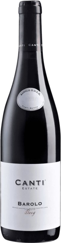 35,95 € Kostenloser Versand | Rotwein Canti Premium Estate D.O.C.G. Barolo Piemont Italien Nebbiolo Flasche 75 cl