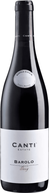 39,95 € Kostenloser Versand | Rotwein Canti Premium Estate Premium D.O.C.G. Barolo Piemont Italien Nebbiolo Flasche 75 cl