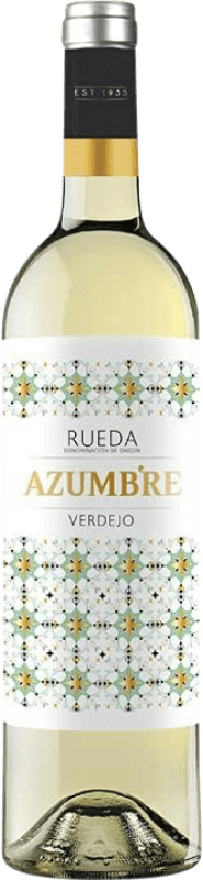 7,95 € Spedizione Gratuita | Vino Bianco Cuatro Rayas Azumbre D.O. Rueda Castilla y León Spagna Verdejo Bottiglia 75 cl