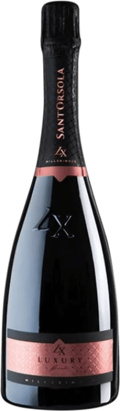 17,95 € Kostenloser Versand | Rosé Sekt Sant'Orsola LX Luxury Seco — Trocken Millesimato, Rosé D.O.C. Prosecco Venetien Italien Glera Flasche 75 cl