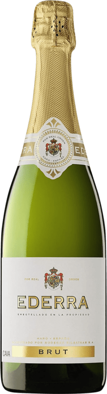 17,95 € Envio grátis | Espumante branco Bodegas Bilbaínas Ederra Brut D.O.Ca. Rioja La Rioja Espanha Viura, Malvasía Garrafa 75 cl