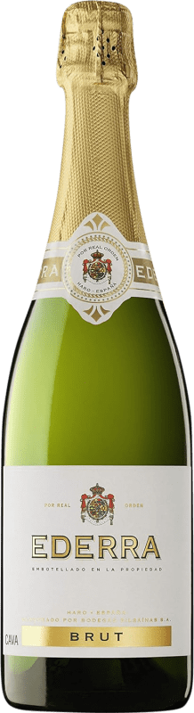 11,95 € Envoi gratuit | Vin Mousseux Blanc Bodegas Bilbaínas Ederra Brut D.O.Ca. Rioja La Rioja Espagne Viura, Malvasía — Malvoisie Bouteille 75 cl