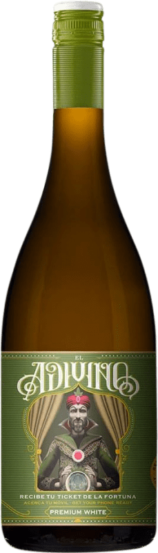 2,95 € Spedizione Gratuita | Vino Bianco Félix Solís El Adivino Blend Castilla y León Spagna Chardonnay, Verdejo, Sauvignon Bottiglia 75 cl