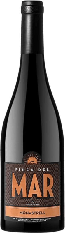 7,95 € Бесплатная доставка | Красное вино Vicente Gandía Finca del Mar Monastrell Petit Verdot D.O. Valencia Сообщество Валенсии Испания Monastrell — Монастрель, Petit Verdot Бутылка 75 cl