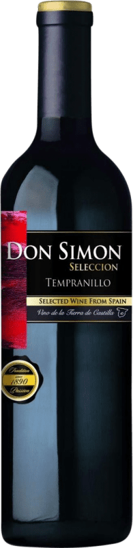 4,95 € 送料無料 | 赤ワイン Don Simón Selección I.G.P. Vino de la Tierra de Castilla カスティーリャ・ラ・マンチャ スペイン Tempranillo ボトル 75 cl