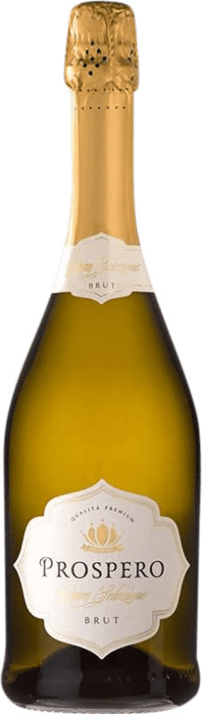 8,95 € Spedizione Gratuita | Spumante Bianco Pagos del Rey Prospero Método Charmat Brut Spagna Viura, Chardonnay, Airén Bottiglia 75 cl
