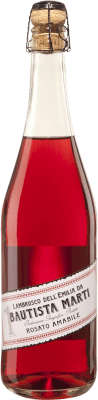 3,95 € 免费送货 | 桃红葡萄酒 Bautista Martí Amabile — 微甜 I.G.T. Emilia Romagna 意大利 Lambrusco — 蓝布鲁斯科 75 cl