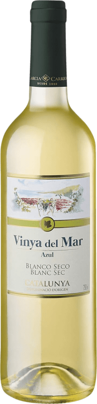 5,95 € Envoi gratuit | Vin blanc Vinya del Mar. Azul Sec D.O. Catalunya Catalogne Espagne Macabeo, Xarel·lo, Parellada Bouteille 75 cl