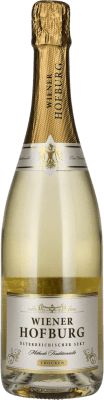 7,95 € Бесплатная доставка | Белое игристое Wiener Hofburg сухой Австрия Chardonnay бутылка 75 cl