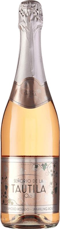 8,95 € Free Shipping | Rosé sparkling Señorío de la Tautila Rosado Castilla la Mancha Spain Tempranillo Bottle 75 cl