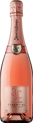 19,95 € Free Shipping | Rosé Sparkling Wine Juvé y Camps Essential Brut Rosé D.O. Cava Spain Pinot Noir 75 cl