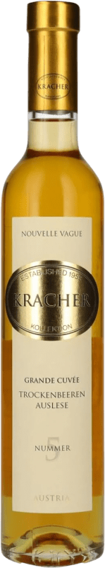 81,95 € Kostenloser Versand | Weißwein Kracher Trockenbeerenauslese Grande Cuvée Nouvelle Vague Nummer 5 D.A.C. Neusiedlersee Österreich Welschriesling Halbe Flasche 37 cl