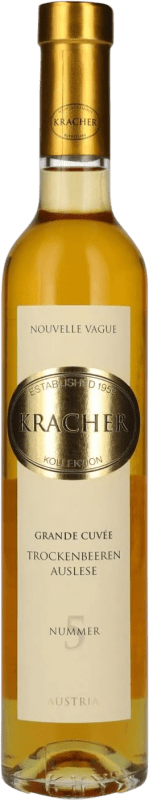 58,95 € 免费送货 | 白葡萄酒 Kracher Nouvelle Vague Nummer 5 Grande Cuvée, Trockenbeerenauslese 干葡萄精选 D.A.C. Neusiedlersee 奥地利 Welschriesling 半瓶 37 cl