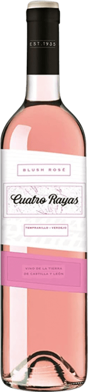 6,95 € 送料無料 | ロゼワイン Cuatro Rayas Blush カスティーリャ・イ・レオン スペイン Tempranillo — テンプラニーリョ 75 cl