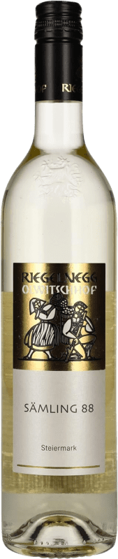 17,95 € Envio grátis | Vinho branco Riegelnegg Gamlitzberg Sämling 88 D.A.C. Vulkanland Steiermark Áustria Scheurebe Garrafa 75 cl