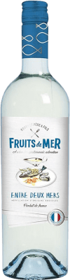 7,95 € Envio grátis | Vinho branco Gourmet Père & Fils Fruits de Mer Blanco A.O.C. Entre-deux-Mers França Sauvignon Branca Garrafa 75 cl