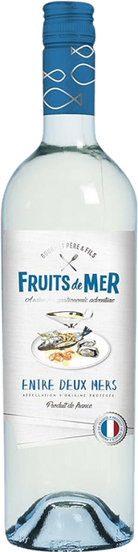 8,95 € Бесплатная доставка | Белое вино Gourmet Père & Fils Fruits de Mer Blanco A.O.C. Entre-deux-Mers Франция Sauvignon White бутылка 75 cl