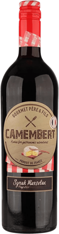 8,95 € Kostenloser Versand | Rotwein Gourmet Père & Fils Camembert Frankreich Syrah Flasche 75 cl