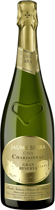 25,95 € Envoi gratuit | Vin Mousseux Blanc Jaume Serra Grande Réserve D.O. Cava Catalogne Espagne Chardonnay Bouteille 75 cl