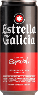 11,95 € Free Shipping | 10 units box Beer Estrella Galicia Especial Spain Can 33 cl