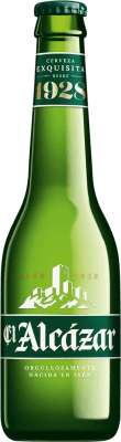 34,95 € Envoi gratuit | Boîte de 12 unités Bière El Alcázar. Lager Especial Espagne Bouteille Tiers 33 cl