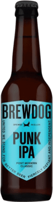 啤酒 盒装12个 BrewDog Punk IPA Pale Ale 33 cl