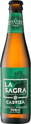 77,95 € Envoi gratuit | Boîte de 24 unités Bière La Sagra Castiza Blonde Ale Espagne Bouteille Tiers 33 cl