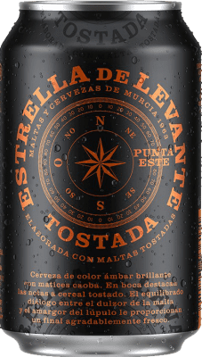 Bier 24 Einheiten Box Estrella de Levante Punta Este Tostada 33 cl