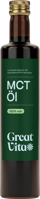 22,95 € Envio grátis | Óleo Vegetal Great Vita MeaVita MCT Filipinas Garrafa Medium 50 cl Coco