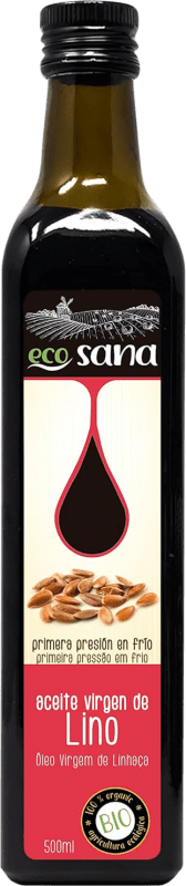 13,95 € Envío gratis | Aceite de Cocina Drasanvi Ecosana Lino Bio Castilla y León España Botella Medium 50 cl