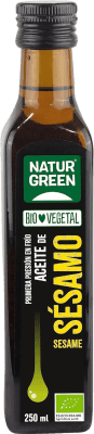 8,95 € Envío gratis | Aceite Vegetal Natur Green España Bio — Biológico Botellín 25 cl Sésamo