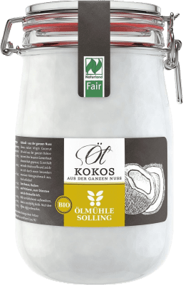 32,95 € Spedizione Gratuita | Olio Vegetale Ölmühle Solling Fair Germania Bio — Ecologico 1 L Coco — Cocco