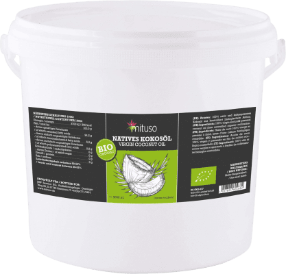 135,95 € Free Shipping | Vegetable Oil Mituso Virgin Sri Lanka Organic — Eco Special Bottle 5 L Coco — Coconut