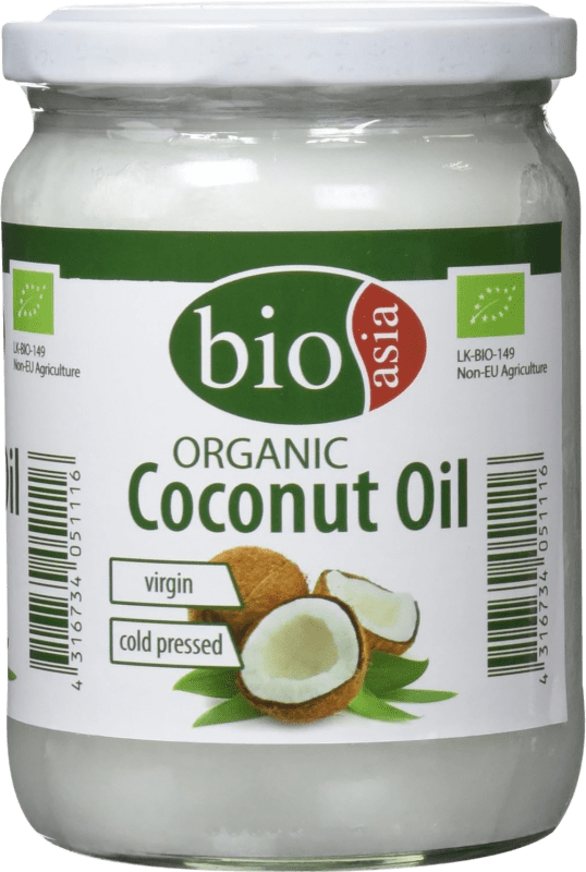 10,95 € Envío gratis | Aceite Vegetal Bioasia China Organic — Ecológico Botella Medium 50 cl Coconut — Coco