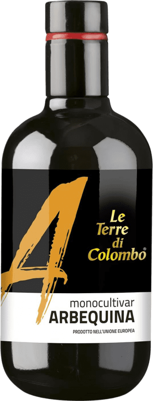 14,95 € Envío gratis | Aceite de Oliva Le Terre di Colombo Virgen Extra Italia Arbequina Botella Medium 50 cl