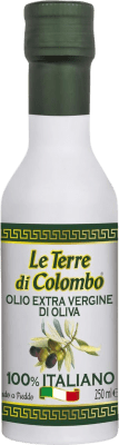 49,95 € 送料無料 | 6個入りボックス オリーブオイル Le Terre di Colombo Virgen Extra イタリア 小型ボトル 25 cl