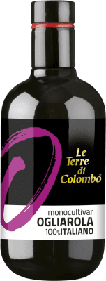 29,95 € Kostenloser Versand | Olivenöl Le Terre di Colombo Ogliarola E-NOL Extra Nativ Italien Medium-Flasche 50 cl