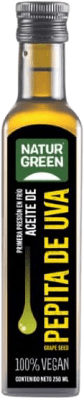 93,95 € Spedizione Gratuita | Scatola da 6 unità Olio Vegetale Natur Green Spagna Eco — Biologico Bottiglietta 25 cl Uva