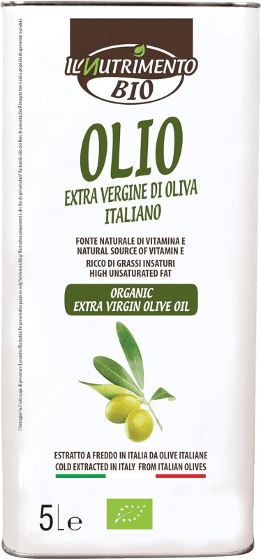 73,95 € Envoi gratuit | Huile d'Olive Il Nutrimento Probios Virgen Extra Bio Italie Canette Spéciale 5 L